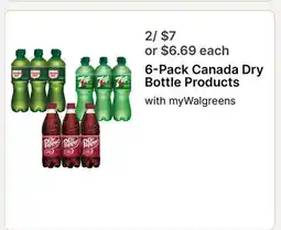 Walgreens 6-Pack Canada Dry Bottle Products offer