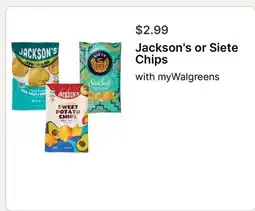 Walgreens Jackson's or Siete Chips offer