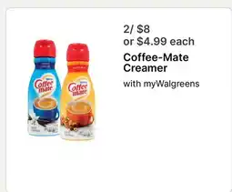 Walgreens Coffee-Mate Creamer offer