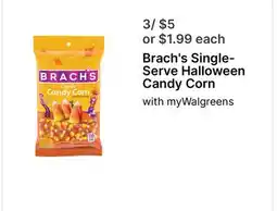 Walgreens Brach's Single- Serve Halloween Candy Corn offer