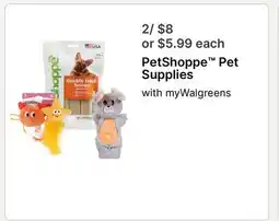 Walgreens PetShoppe Pet Supplies offer
