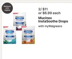 Walgreens Mucinex InstaSoothe Drops offer