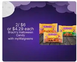 Walgreens Brach's Halloween Candy offer