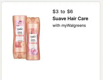 Walgreens Suave Hair Care offer