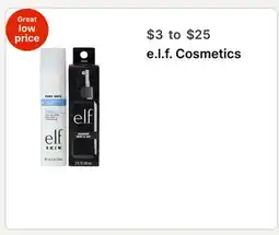 Walgreens e. l. f. Cosmetics offer