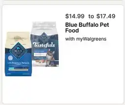Walgreens Blue Buffalo Pet Food offer