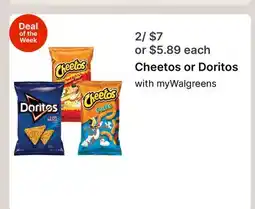 Walgreens Cheetos or Doritos offer