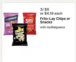 Walgreens Frito-Lay Chips or Snacks offer