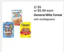 Walgreens General Mills Cereal offer