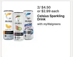 Walgreens Celsius Sparkling Drink offer