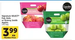 Vons Signature SELECT Fuji, Gala or Granny Smith Apples offer
