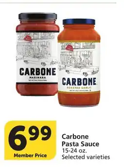 Vons Carbone Pasta Sauce offer