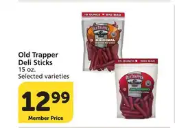 Vons Old Trapper Deli Sticks offer