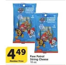 Vons Paw Patrol String Cheese offer