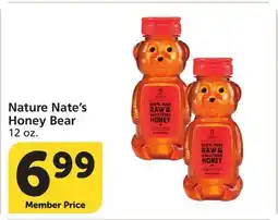 Vons Nature Nate's Honey Bear offer