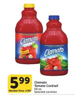 Vons Clamato Tomato Cocktail offer