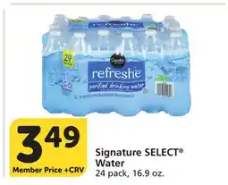 Vons Signature SELECT Water offer