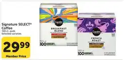 Vons Signature SELECT Coffee offer