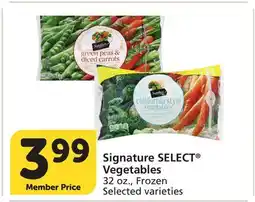 Vons Signature SELECT Vegetables offer