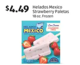 Aldi Helados Mexico Strawberry Paletas offer