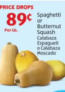 Aldi Spaghetti or Butternut Squash offer