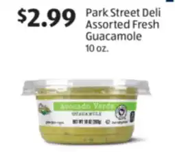 Aldi Park Street Deli Assorted Fresh Guacamole offer