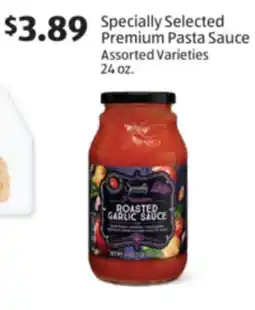 Aldi Specially Selected Premium Pasta Sauce offer