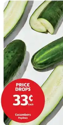 Aldi Cucumbers offer