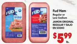 Vallarta Supermarkets Fud Ham / JAMON ORIGINAL REGULAR Y BAJO EN SODIO offer