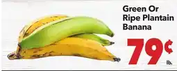 Vallarta Supermarkets Green Or Ripe Plantain Banana offer