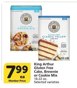 Albertsons King Arthur Gluten Free Cake, Brownie or Cookie Mix offer