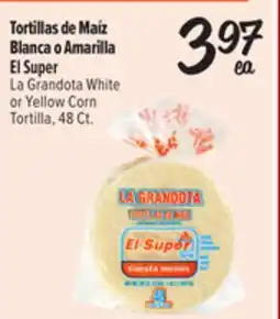 El Super Fresh White or Yellow Corn Tortilla offer