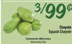 El Super Chayote Squash offer