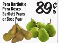 El Super Bartlett Pears or Bosc Pear offer