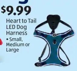 Aldi Heart to Tail LED Dog Harness offer