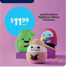 Aldi Squishmallows Nightmare Before Christmas offer