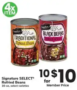 Albertsons Signature select refried beans offer