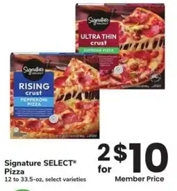 Albertsons Signature select pizza offer