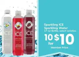 Albertsons Sparkling ice sparkling water offer