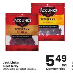 Albertsons Jack Link's Beef Jerky offer