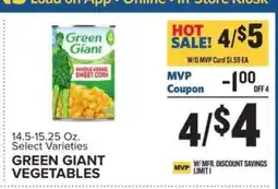 Food Lion Green Giant Vegetables offer