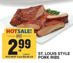 Food Lion St. Louis Style Pork Ribs offer