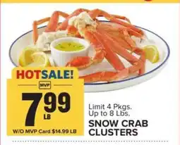 Food Lion Snow Crab Clusters offer