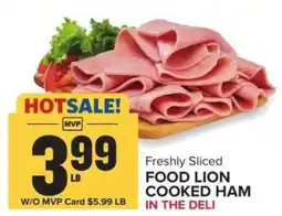 Food Lion FOOD LION COOKED HAM offer