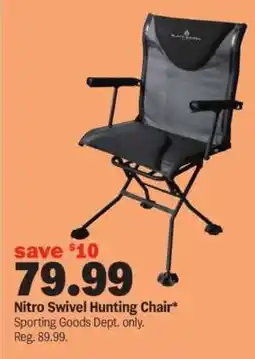 Meijer Nitro Swivel Hunting Chair offer