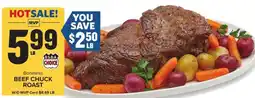 Food Lion Boneless Beef Chuck Roast offer