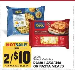 Food Lion Rana Lasagna or Pasta Meals offer