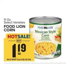 Food Lion FOOD LION CORN offer