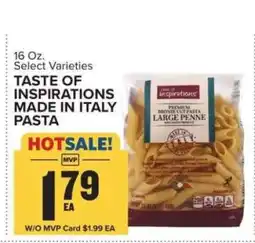 Food Lion TASTE OF INSPIRATIONS MADE IN ITALY PASTA offer