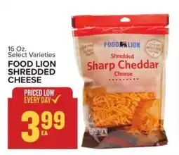 Food Lion Food Lion Shredded Cheese offer